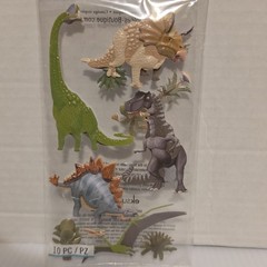 Dinosaur Scrapbook Crafts Sticker Lot -Jolee’s Boutique Paper House- Lot of 4