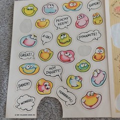Vintage 1980s Hallmark Inspirational Quote & Cartoon Sticker Mixed 3 Sheets
