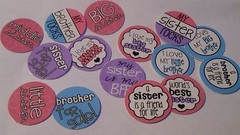 Pre Cut One Inch Bottle Cap Images Brother Sister Sayings Free Shipping