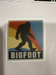 Lot of 10 Assorted Outdoor Bigfoot Sasquatch Yeti Swamp Ape Believe Stickers