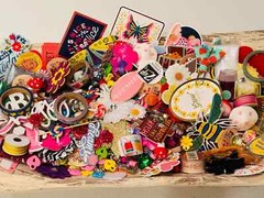 MYSTERY BAG. Craft Scoop. Junk Journal Supplies. Mixed Media. Collage Supplies.