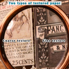 49pcs Vintage Junk Journal Mixed Textured Paper Scrapbooking Embellishments