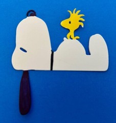 Snoopy and Woodstock Die Cuts * Set of 14 * White Cardstock * Fun New Design!