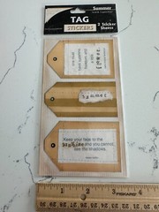 Memories Complete Remember When Summer Tag Stickers Shine Flower Scrapbooking