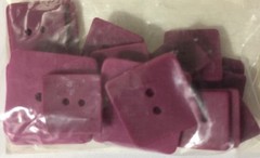 BERRY SQUARES ULTRA-THIN BUTTONS(24pc)Making Memories•Asst. Sizes 3/8″-7/8″