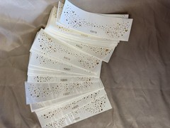 Lots Of 30 Golden Face Stickers Assorted Patterns Fake Freckles Stars Hearts
