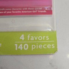 American Girl Mini Sticker Pads Party Favors, Multicolor 4 Packs 140 Pieces