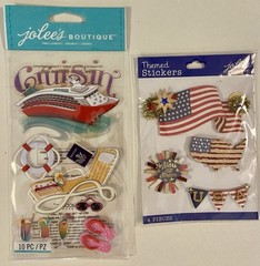 Lot of 10 Travel Related Jolee’s Boutique Stickers!
