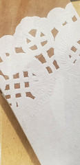 Momenta ART-C Embossed Doily Lace Kraft GIFT TAG Embellishments – 12 pcs
