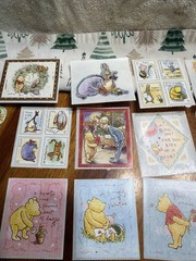 Large Lot Of Classic Winnie The Pooh Stickers And Cards Vintage Hallmark Disney