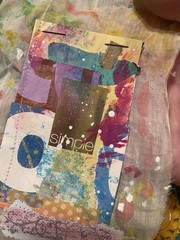 Unique Handmade Ephemera, Scrapbook,Junk Journal,tag,embellishment Mixed Media