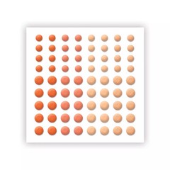 Creative Memories Orange Floral Essential Embellishments