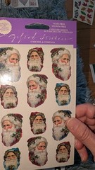 Vintage Gifted Line Stickers John Grossman Lot Christmas Victorian Lot 12 Packs