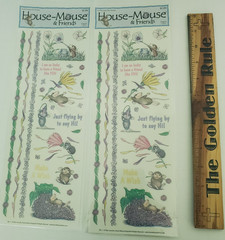 House Mouse & Friends Flower Spring Themed Stickers Wish Friends Hi x2 New
