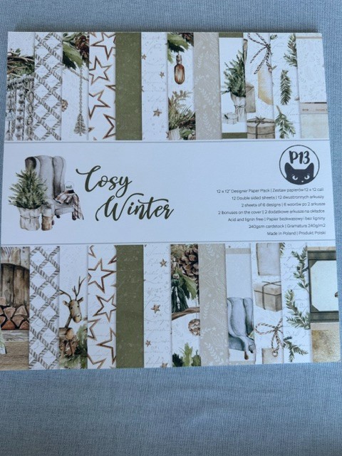 Cozy Winter by P13 Scrapbook Paper Pad 12×12 – Scrapbook, Craft, Creative NEW