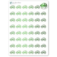 Car Stickers / 54 Gold Foiled Stickers (1/2”) / Chores Clean Toys Maintenan…