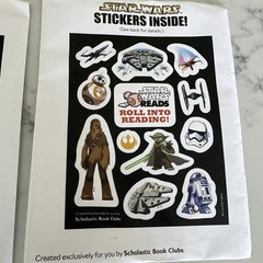 Scholastic Book Clubs Star Wars Reads Roll Into Reading Sticker Sheets 2-Pack