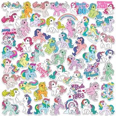 MY LITTLE PONY RETRO CLASSIC VARIETY DIE CUT VINYL 50 CT STICKER PACK