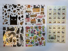 Cats, Dogs, And Animals Sticker Set, 31 Sheets, Stickiiclub And Pipsticks