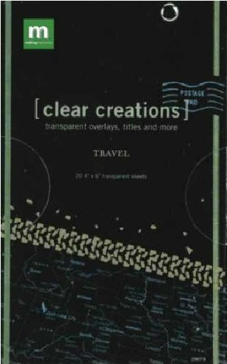 Making Memories Clear Creations TRAVEL Overlays Titles