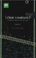 Making Memories Clear Creations TRAVEL Overlays Titles