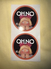 Two Mary Engelbreit Ink Stickers Oh No Girl Vintage