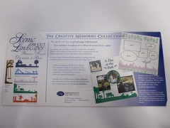 VTG 1999 Sealed- CREATIVE MEMORIES SCENIC DIE CUT LANDSCAPES-6 Shapes