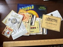 Lot of Not So Perfect Labels and Seed Packet, Great for Craft Projects.