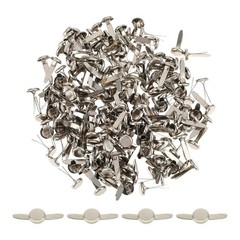 100 Pack Pattern Clips Metal Sealing Clips for Scrapbooking Paper Paper Clips