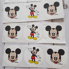 Disney World Mickey Souvenir Sticker-13 and Aladdin Snow White Stickers-4 Sheets