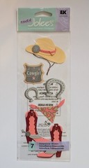 Jolee’s Cowgirl Boots Hat Bandana Scrapbooking Stickers