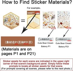 20 Sets DIY 3D Sticker Scene Collection Book for Kids Adults Cute Make Your Own