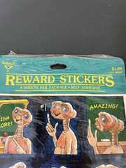 Unopened Package Ambassador ET Reward Stickers – 4 Sheets in Pack