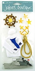 Jolee’s Boutique Sticker Collage Le Grande Edition Navy Set Blue EK Success