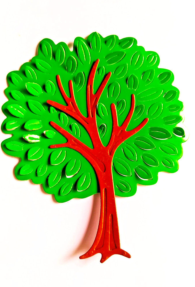 20pcs Green Tree Die Cuts Paper Embellishments Scrapbooking Card Making