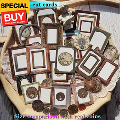Vintage Junk Journal Items Kit Pre Cut Paper Cards Cutout Cardstock Art Aestheti