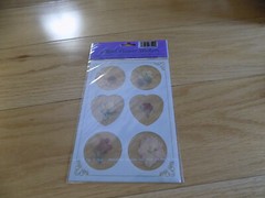 Vintage Real Pressed Flower Sticker secure stationery & envelopes stickers