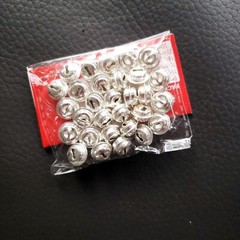 Jingle Bells 10mm Silver Pkt 20