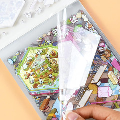 20 Sets DIY 3D Stickers Scene Collection Book DIY Sticker Scenes Make Your Own S