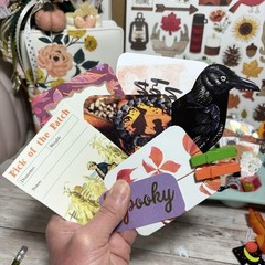 Junk Journal Kit Halloween & Fall Themed Planner Decor Supplies Scrapbook Lot