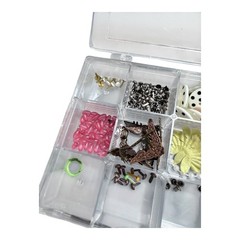 Making Memories Embellishment Lot Brad Bars Fasteners Charms Rhinestones
