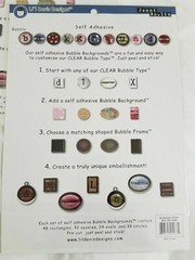 NEW Lot 4 Pkgs Lil Davis Designs Bubble Backgrounds Stickers Pink Blue Green -F