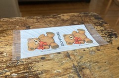 NEW & SEALED! Vtg 1983 Hallmark Cute Teddy Bear Stick-R-Treats Stickers Pack 80s