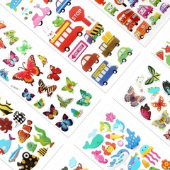 Fun and Educational 3D Stickers for Kids – Perfect as Gifts and Rewards