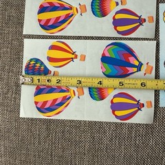 Vintage Mrs. Grossman’s Hot Air Balloons Sticker Sheet Style + AGC Sheets Read