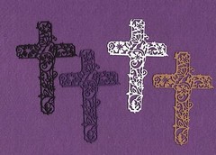 CROSS # 4 Jesus Easter die cuts scrapbook cards