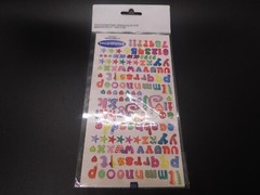 The paper studio Patterned Alphabet stickers 2 sheets
