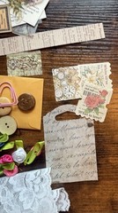 50+ Piece Lot Of Junk Journal Supplies Ephemera JJL1 Tonya