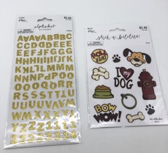 The Paper Studio -La Petites’ Scrapbook Stickers 3D Lot of 9