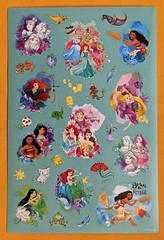Disney, Princess Sticker Single Sheet